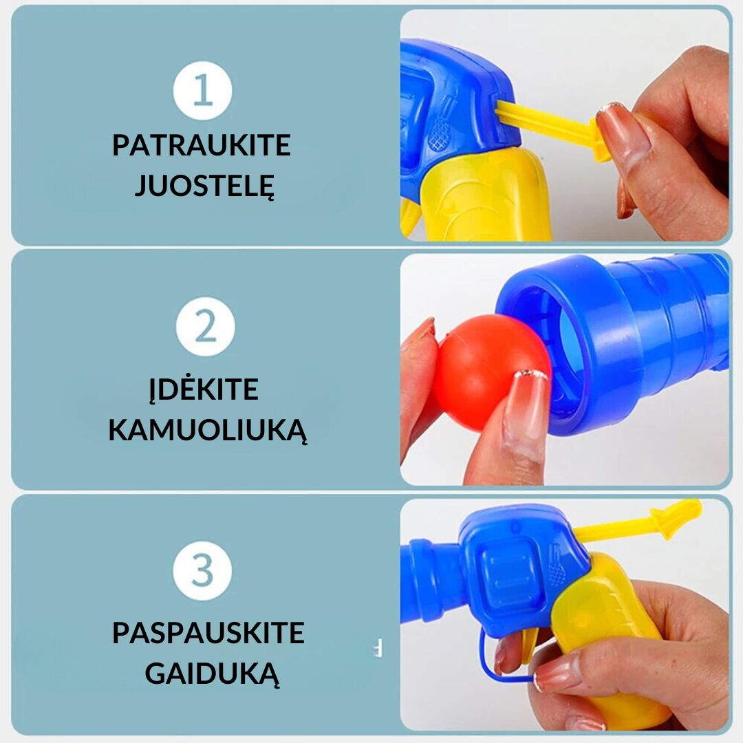 Pliušinių kamuoliukų žaislas katėms - Originalu-pigu