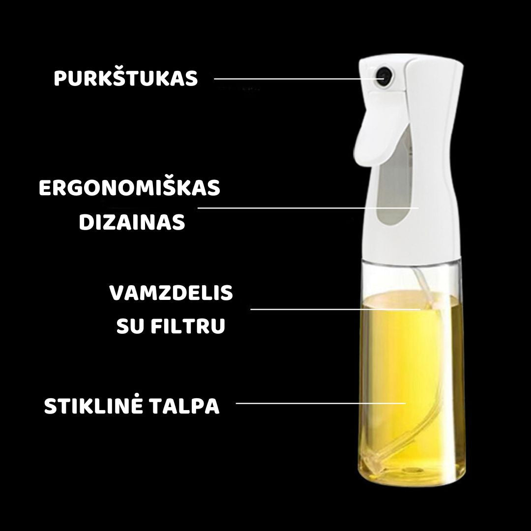 Aliejaus purškiklis: Sveikesnis maistas kasdien! - Originalu-pigu