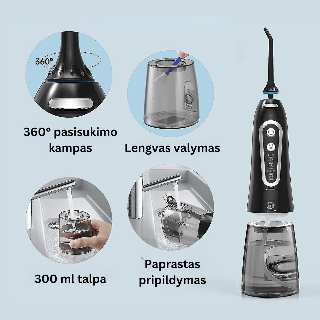 Belaidis burnos irigatorius - Originalu-pigu