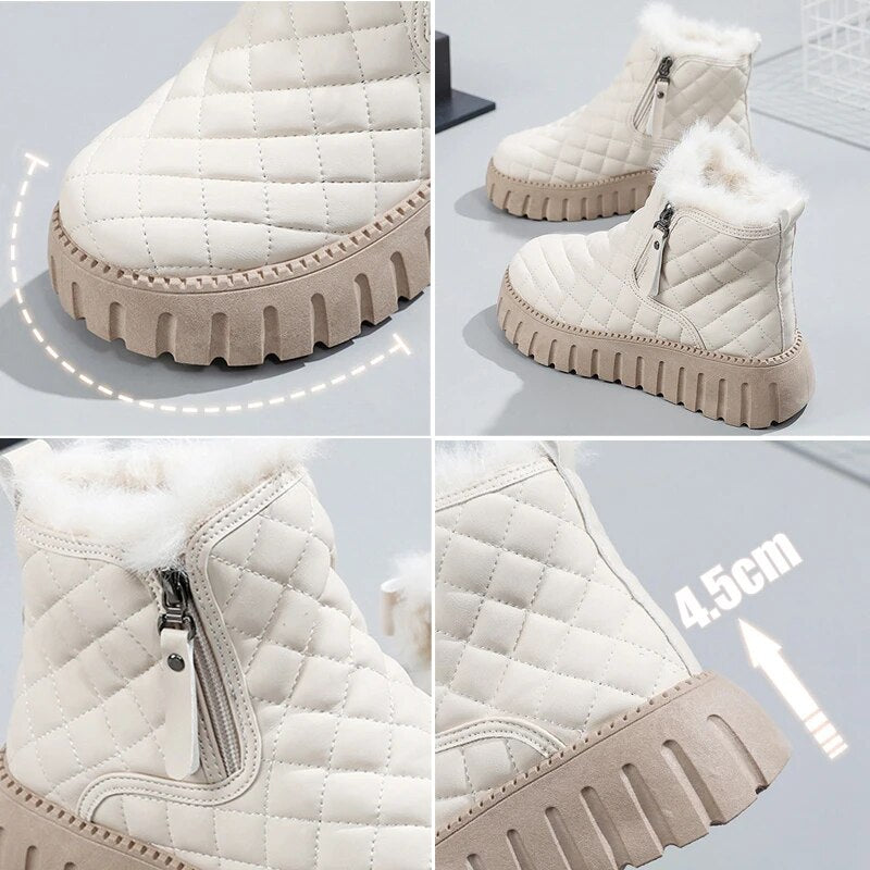 Moteriški šilti batai su platforma - Originalu-pigu