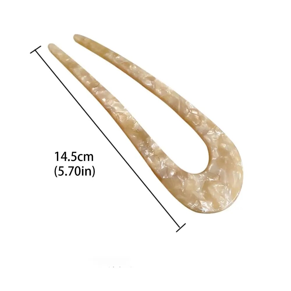 Moteriškas U formos plaukų smeigtukas (3 vnt.) - Originalu-pigu