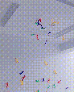 Sienomis lipantys žmogeliukai (10 vnt.) - Originalu-pigu