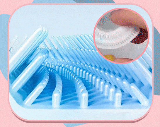 U formos silikoninis vaikiškas dantų šepetėlis - Originalu-pigu