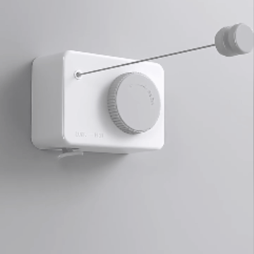 Sutraukiama skalbinių virvė