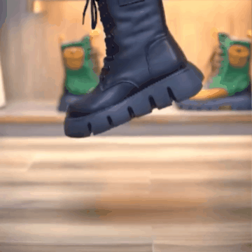 Odiniai aukšti moteriški batai - Originalu-pigu