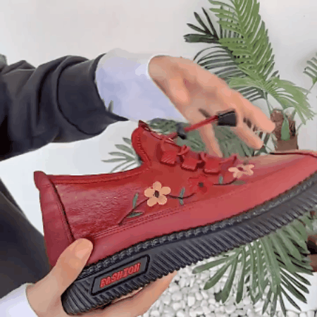 Šilti moteriški gėlėti batai - Originalu-pigu