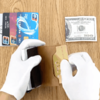 Išskleidžiama piniginė su RFID apsauga - Originalu-pigu