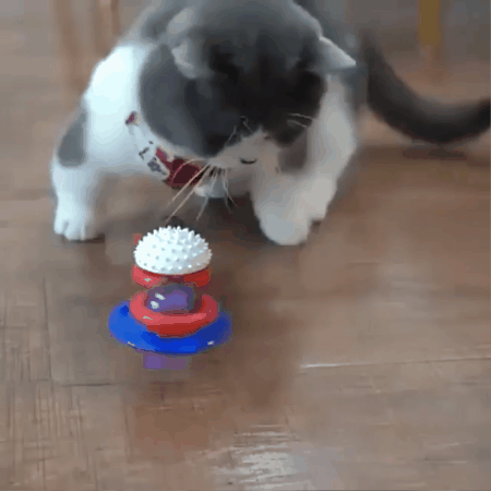 Besisukantis malūnėlis katėms - Originalu-pigu