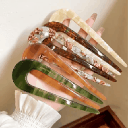 Moteriškas U formos plaukų smeigtukas (3 vnt.) - Originalu-pigu