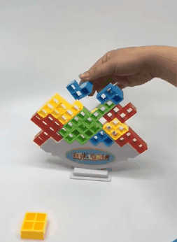 Tetris griūnantis bokštas