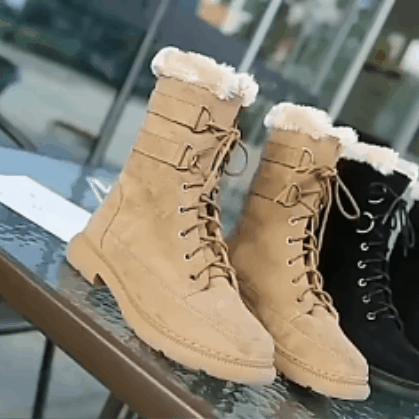 Moteriški žieminiai batai su kailiuku - Originalu-pigu