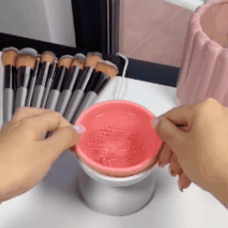 Elektrinis makiažo šepetėlių valytuvas - Originalu-pigu