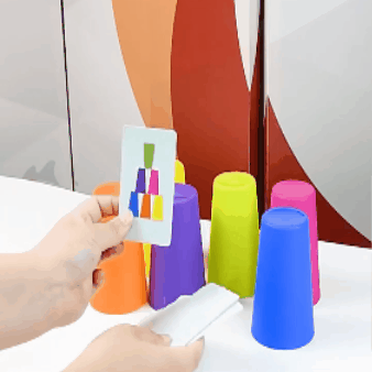 Puodelių bokšto žaidimas - Originalu-pigu