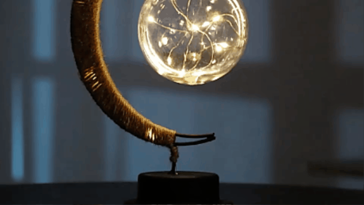 Mėnulio formos naktinė lemputė - Originalu-pigu