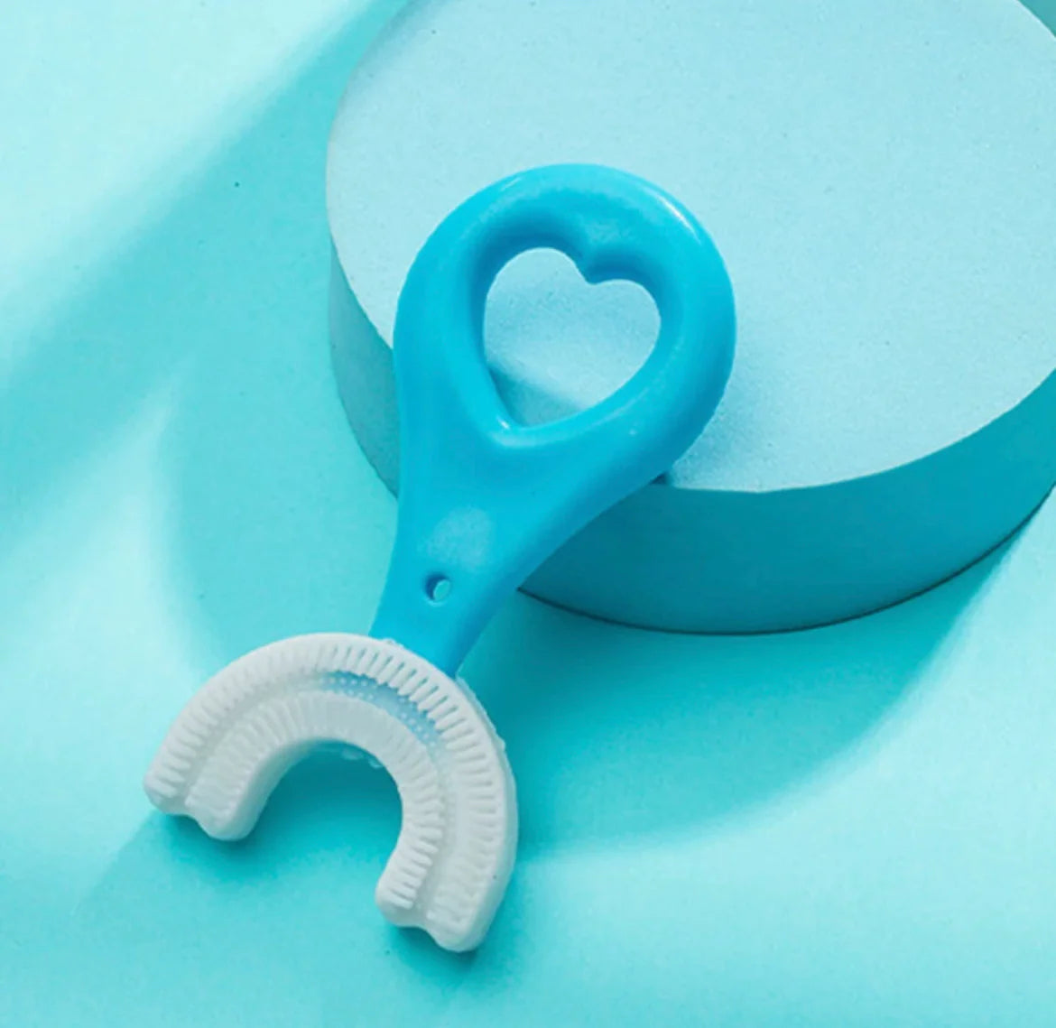 U formos silikoninis vaikiškas dantų šepetėlis - Originalu-pigu