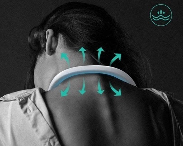 Ant kaklo nešiojamas ventiliatorius "WindGENIUS™" - Originalu-pigu