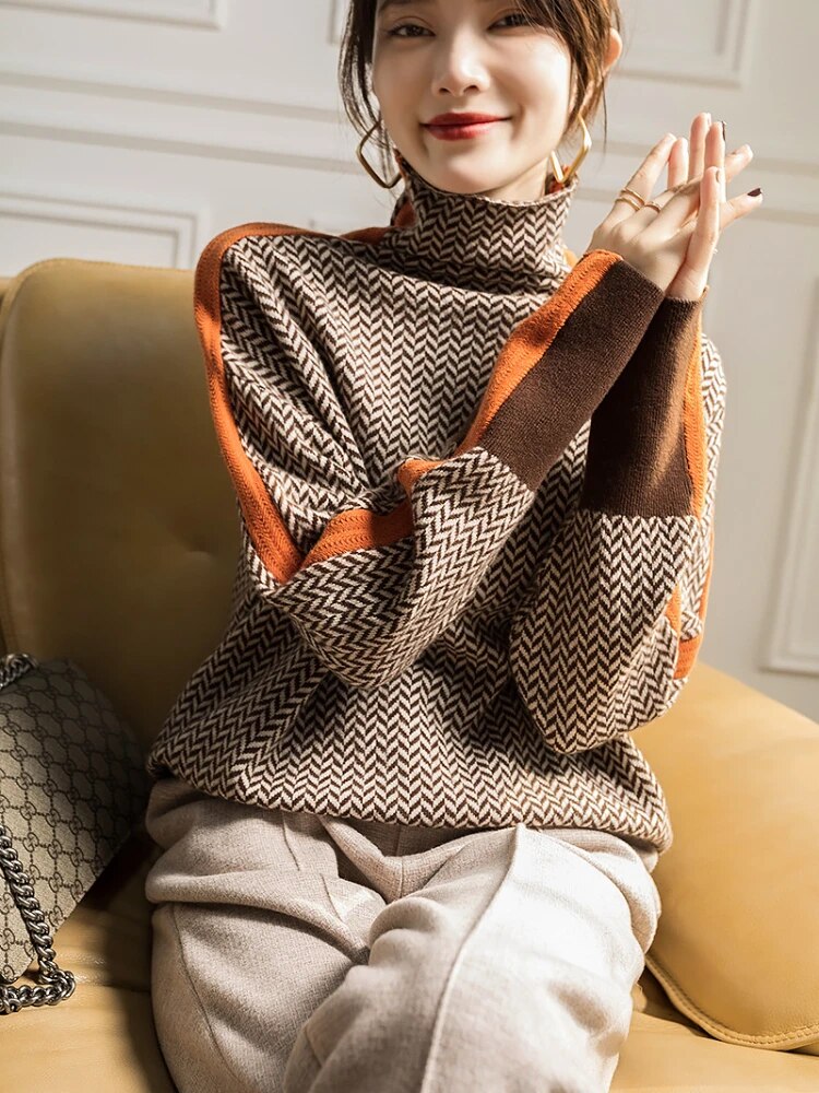 Šiltas moteriškas megztukas - Originalu-pigu