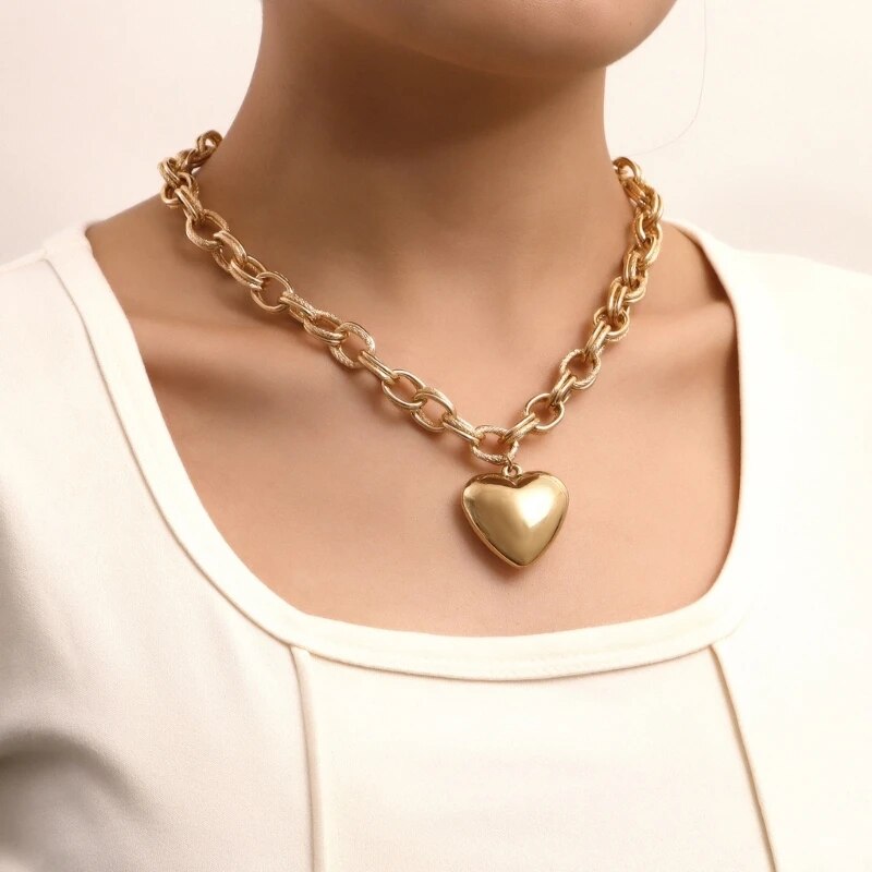 Grandinėlė su širdelės pakabuku - Originalu-pigu