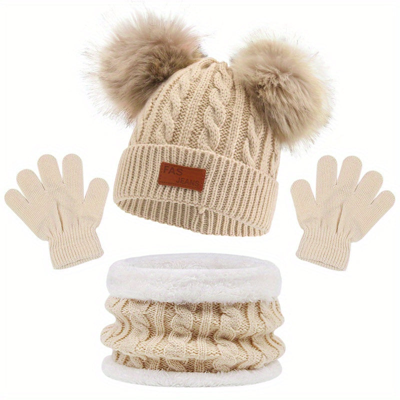 Kepurė, šalikas ir pirštinės vaikams - Originalu-pigu