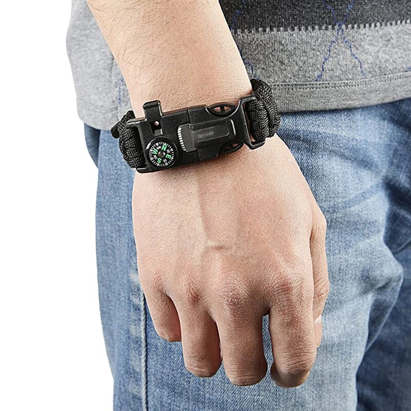 Daugiafunkcinė išgyvenimo apyrankė 5 in 1 - Originalu-pigu