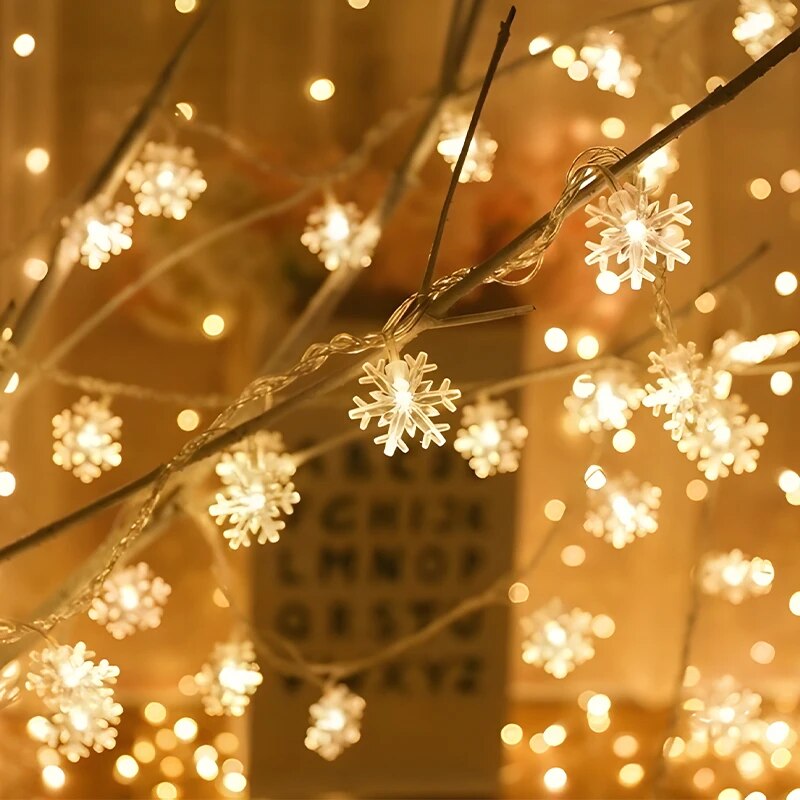 Kalėdinė snaigių girlianda - Originalu-pigu