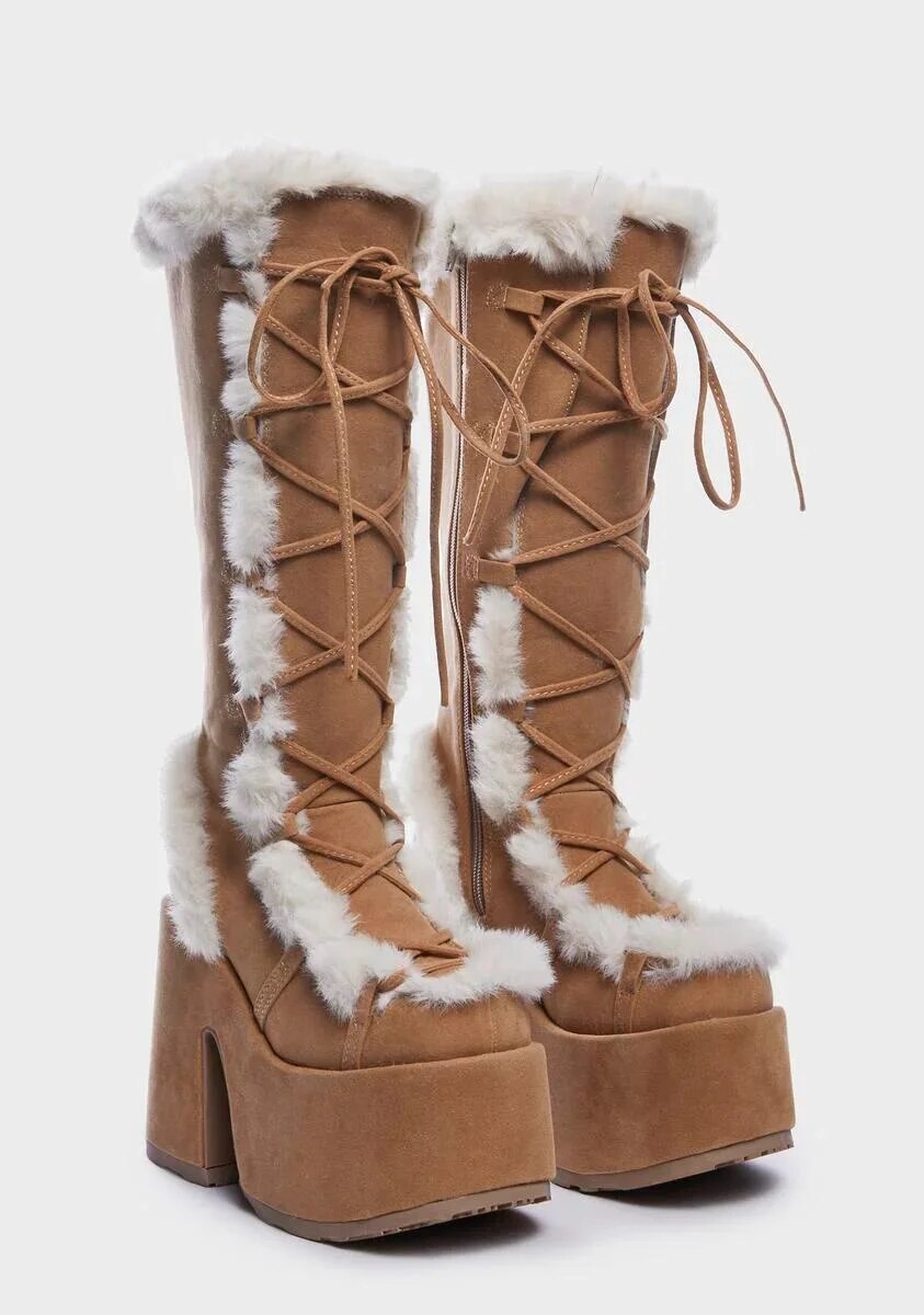 Ilgi moteriški batai su platforma - Originalu-pigu