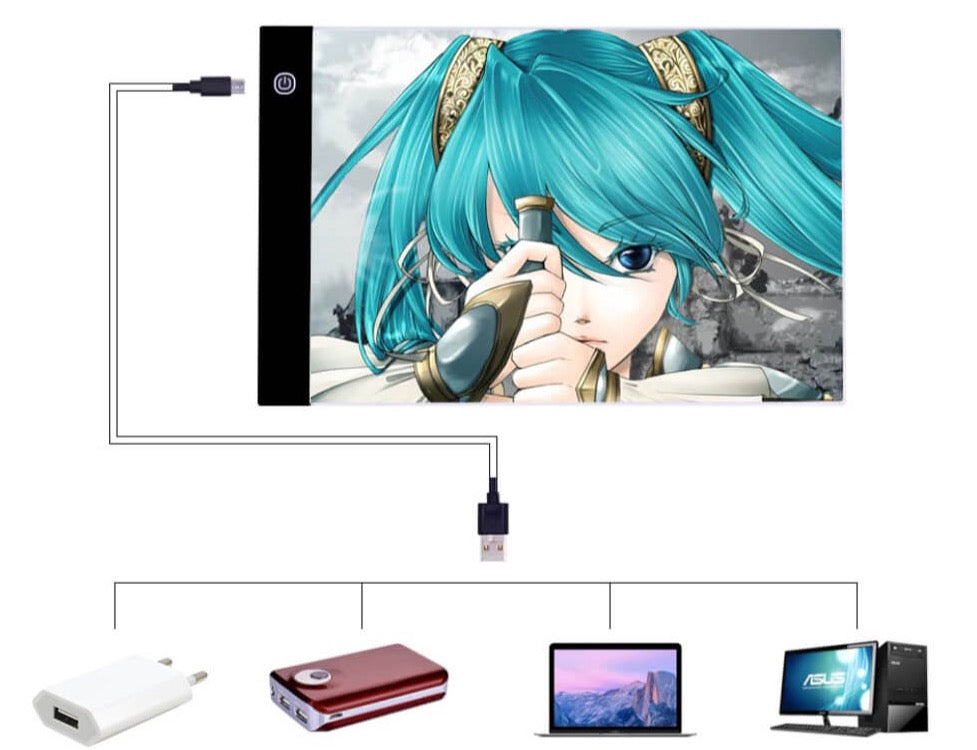 LED piešimo planšetė - Originalu-pigu