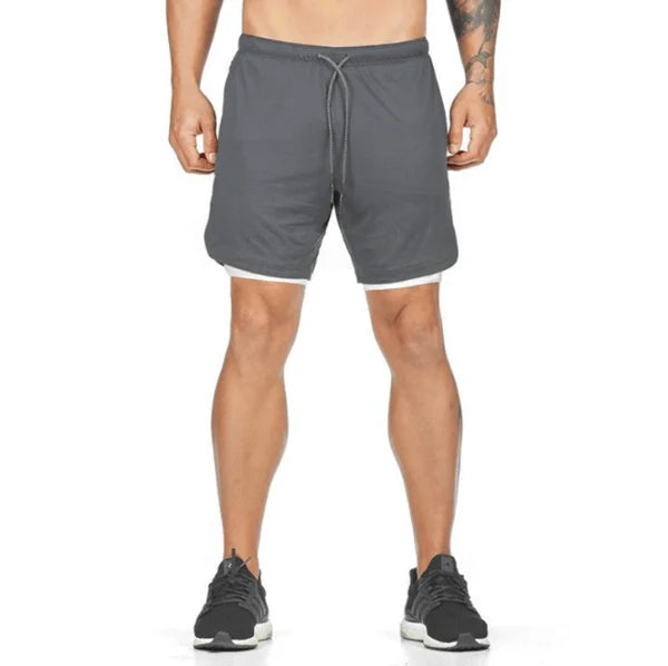 Dviejų sluoksnių šortai su slapta kišene - Originalu-pigu