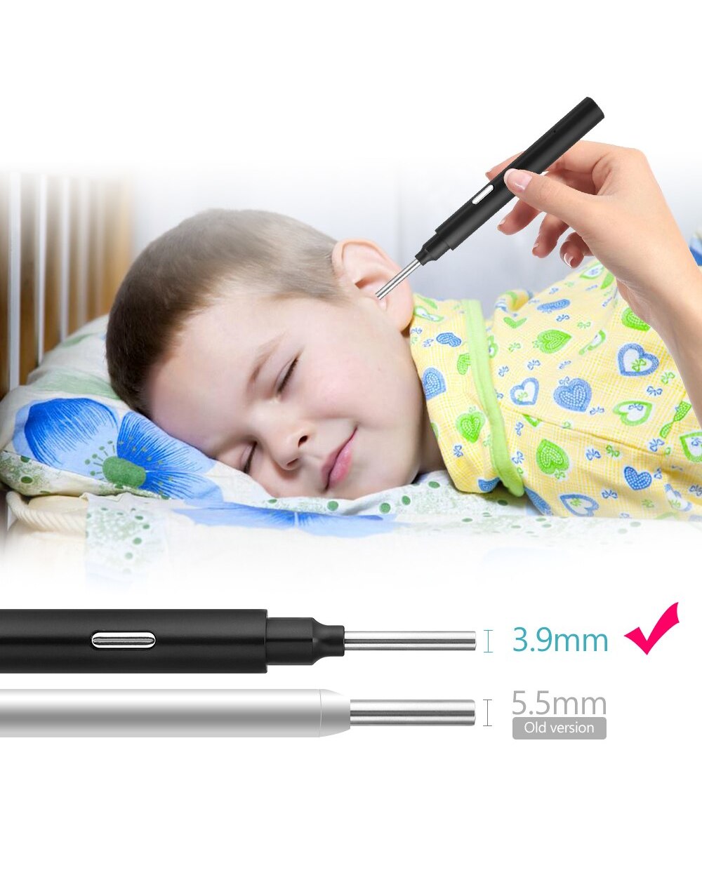 Otoskopinis ausų valiklis - Originalu-pigu