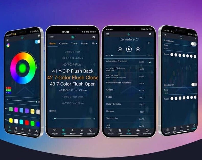 Fejerverkus imituojančios LED šviesos - Originalu-pigu
