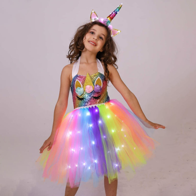 Šviečianti vienaragio suknelė - Originalu-pigu