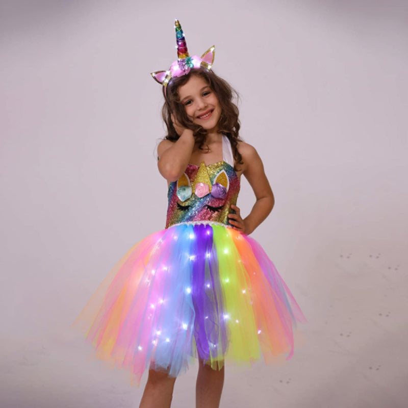 Šviečianti vienaragio suknelė - Originalu-pigu