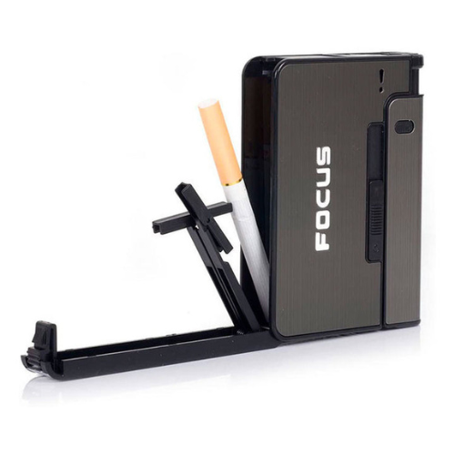 Cigarečių dėklas su žiebtuvėliu - Originalu-pigu