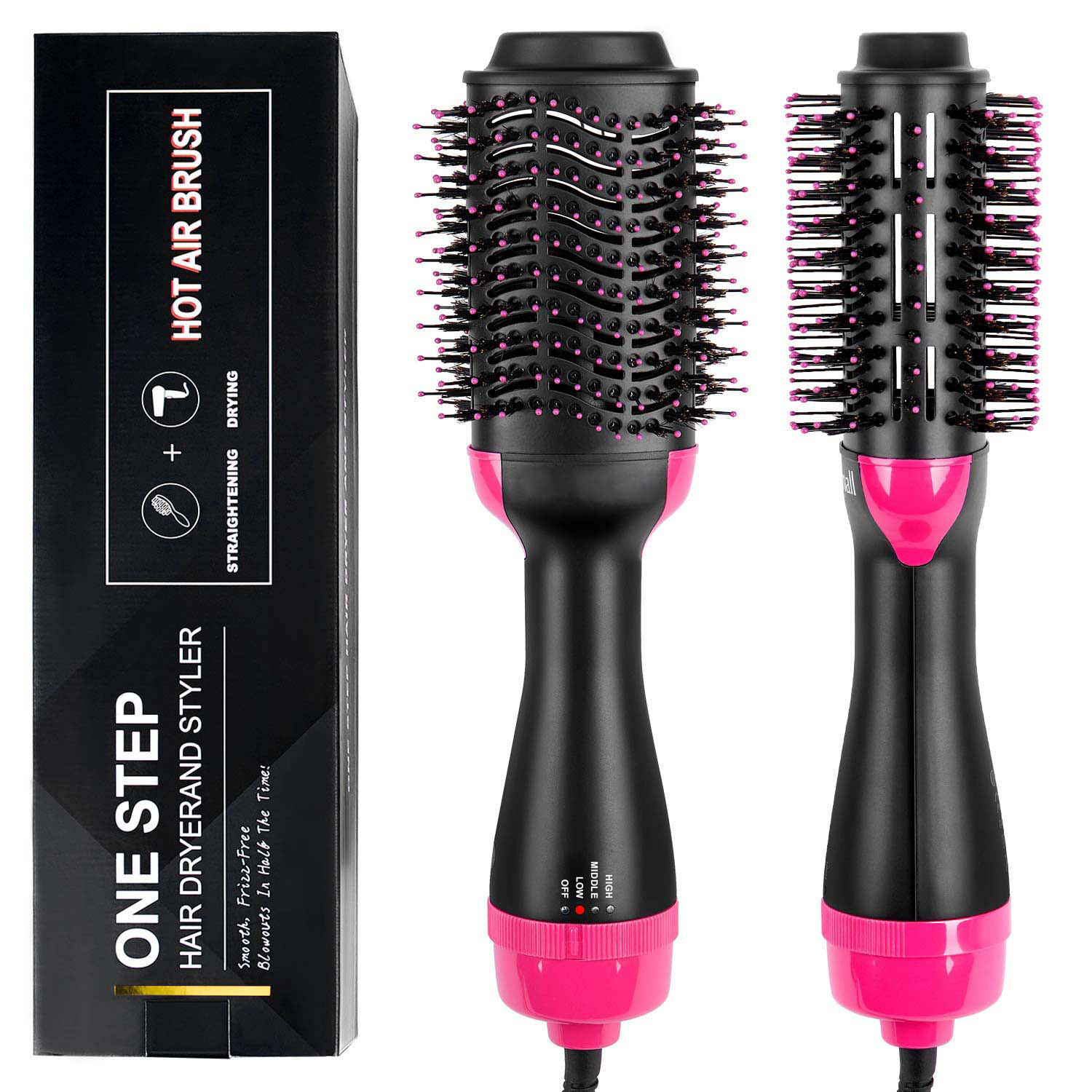 Plaukų džiovintuvas, tiesintuvas ir šukos viename - Originalu-pigu