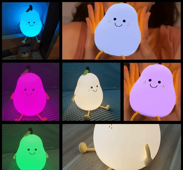 Naktinė LED lemputė - kriaušė - Originalu-pigu