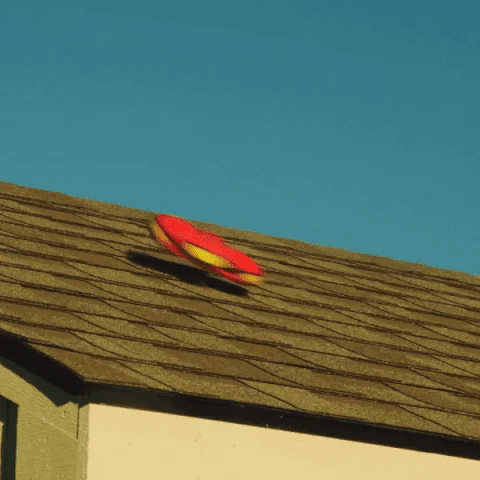 Skraidanti lėkštė - kamuolys - Originalu-pigu