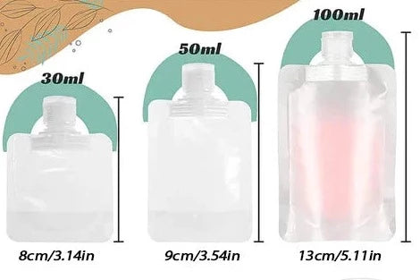 Nešiojamas maišelis skysčiui (10 vnt) - Originalu-pigu