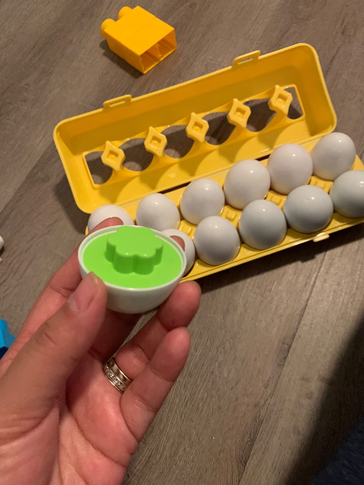 Lavinamasis geometrinių formų kiaušinių žaidimas vaikams - Originalu-pigu