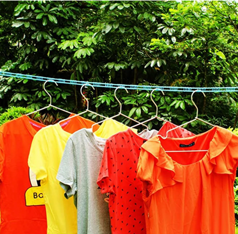 Vėjui atspari rūbų džiovinimo virvė (3 vnt.) - Originalu-pigu