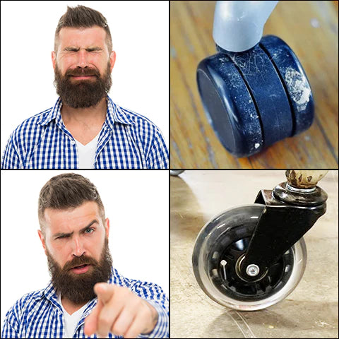 Biuro kėdžių ratukai (5 vnt.) - Originalu-pigu