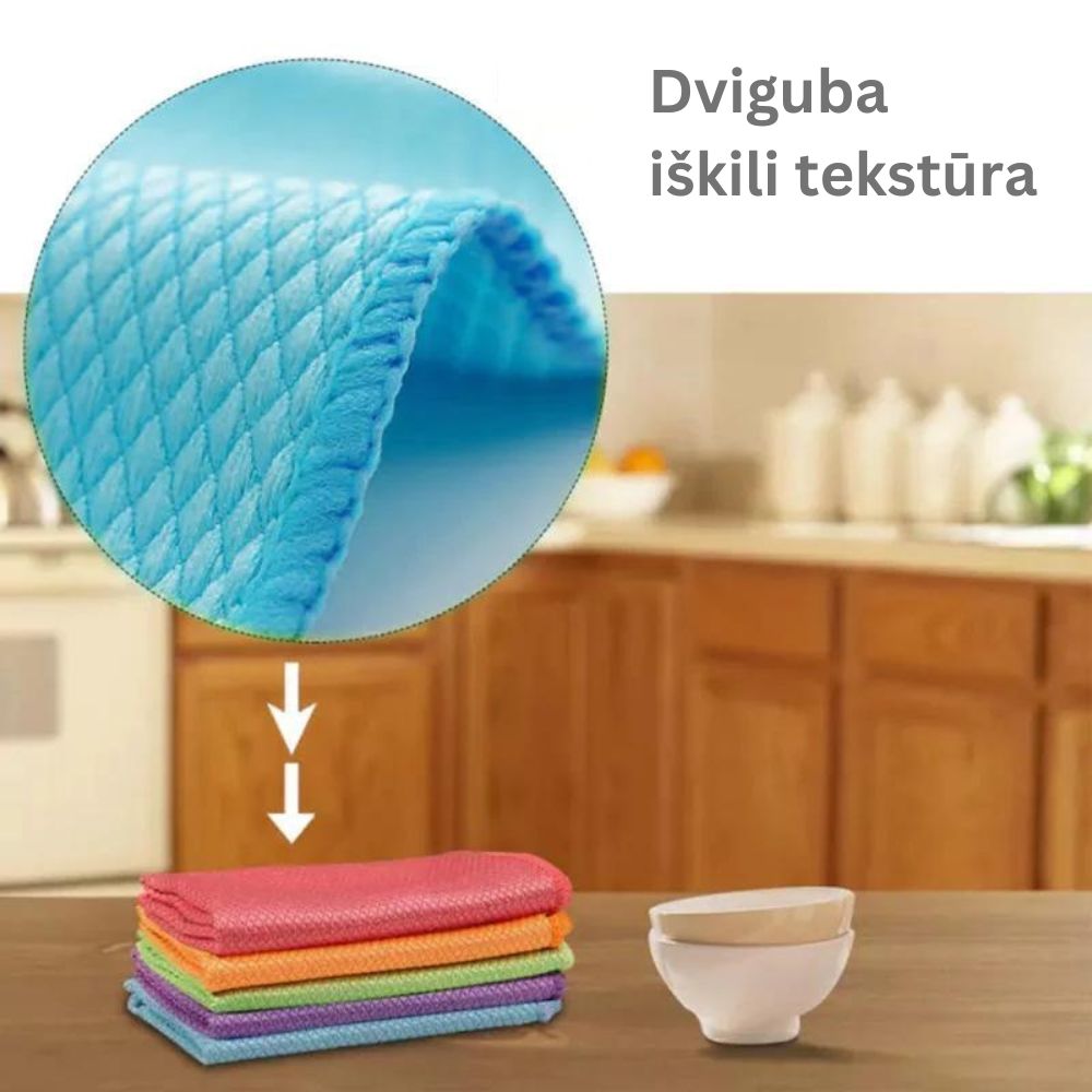 Mikropluošto šluostės (5 vnt.) - Originalu-pigu