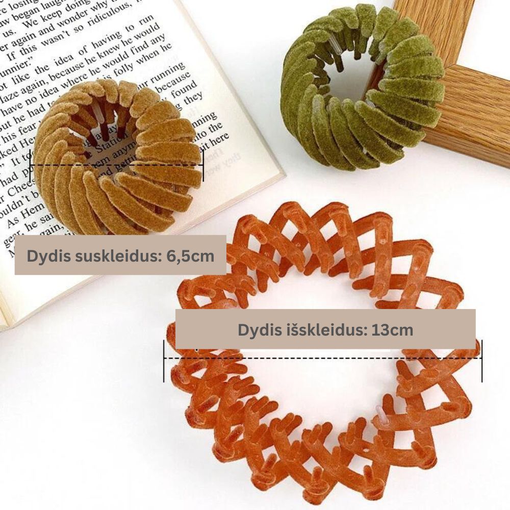 „Bird Nest Magic“ plaukų segtukai (3 vnt.) - Originalu-pigu