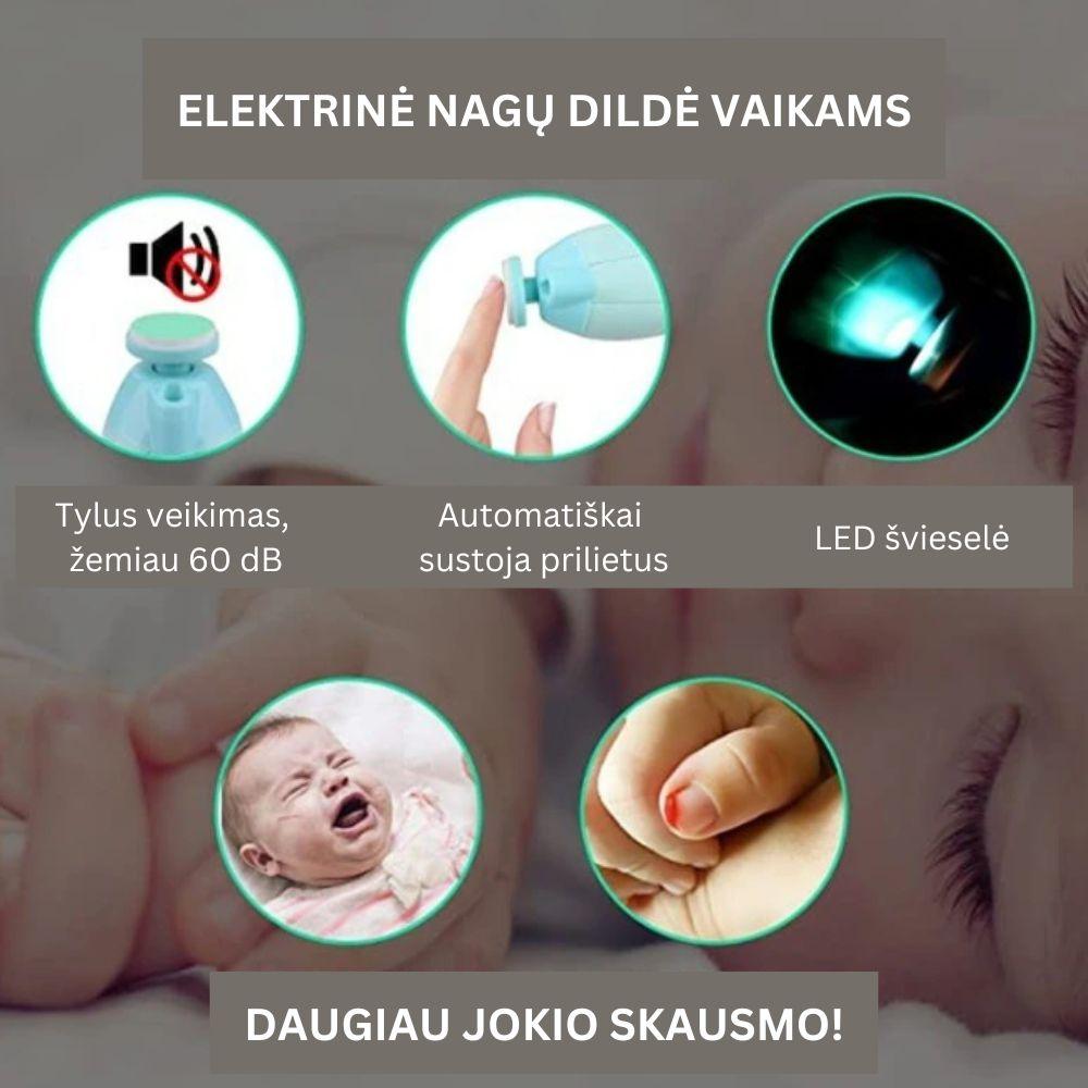 Elektrinė nagų dildė vaikams - Originalu-pigu