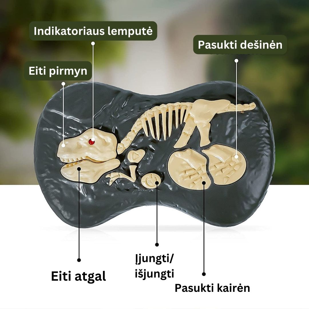 Pulteliu valdomas dinozauras - Originalu-pigu