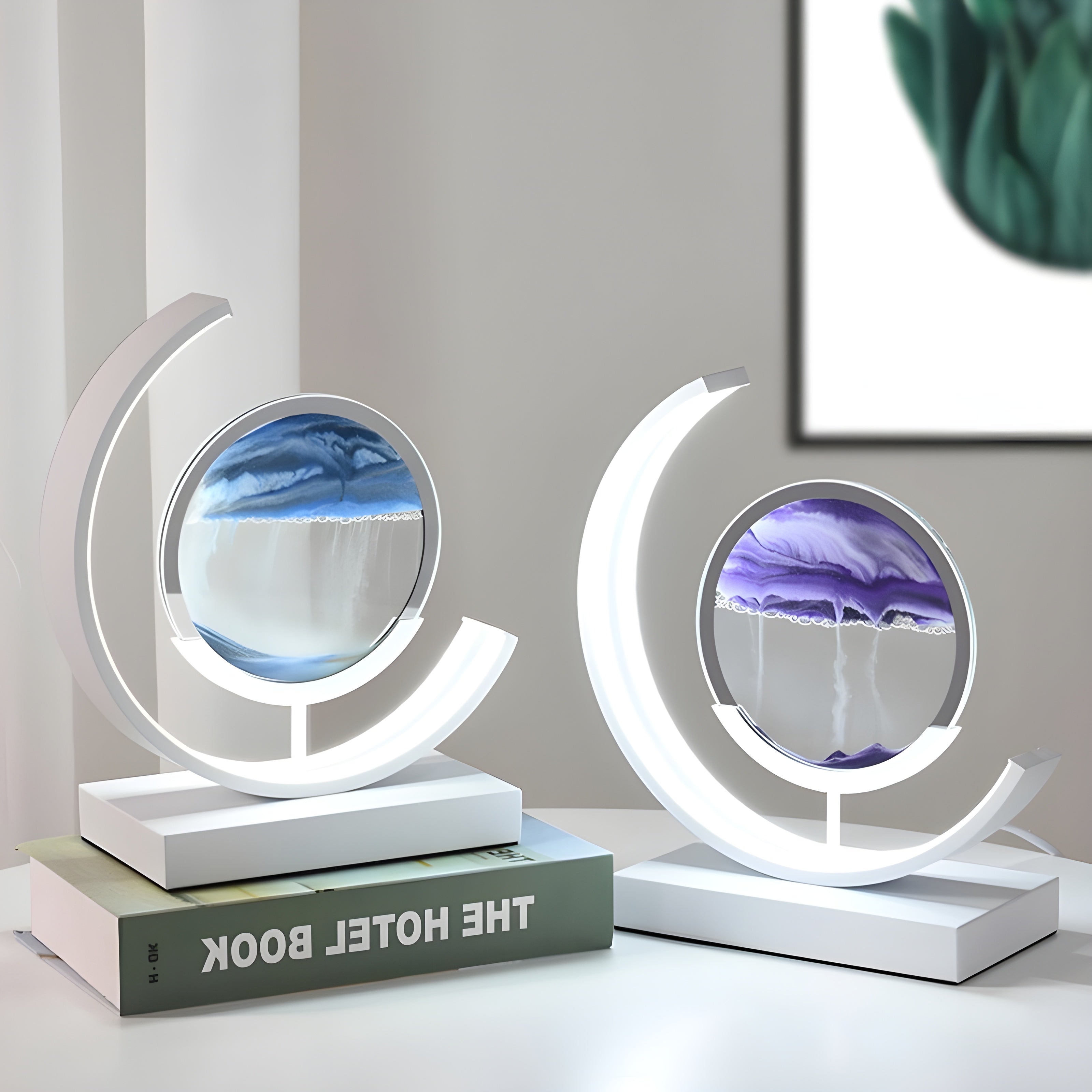 „Sand Art“ LED stalinė lempa - Originalu-pigu