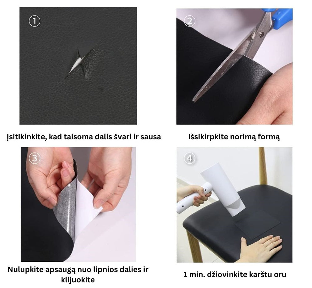 Pleistras odiniams baldams (3vnt) - Originalu-pigu