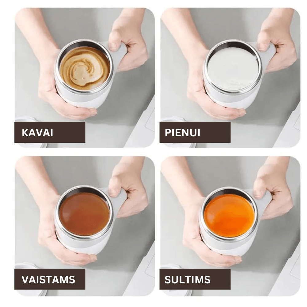 Puodelis su automatiniu maišymu - Originalu-pigu