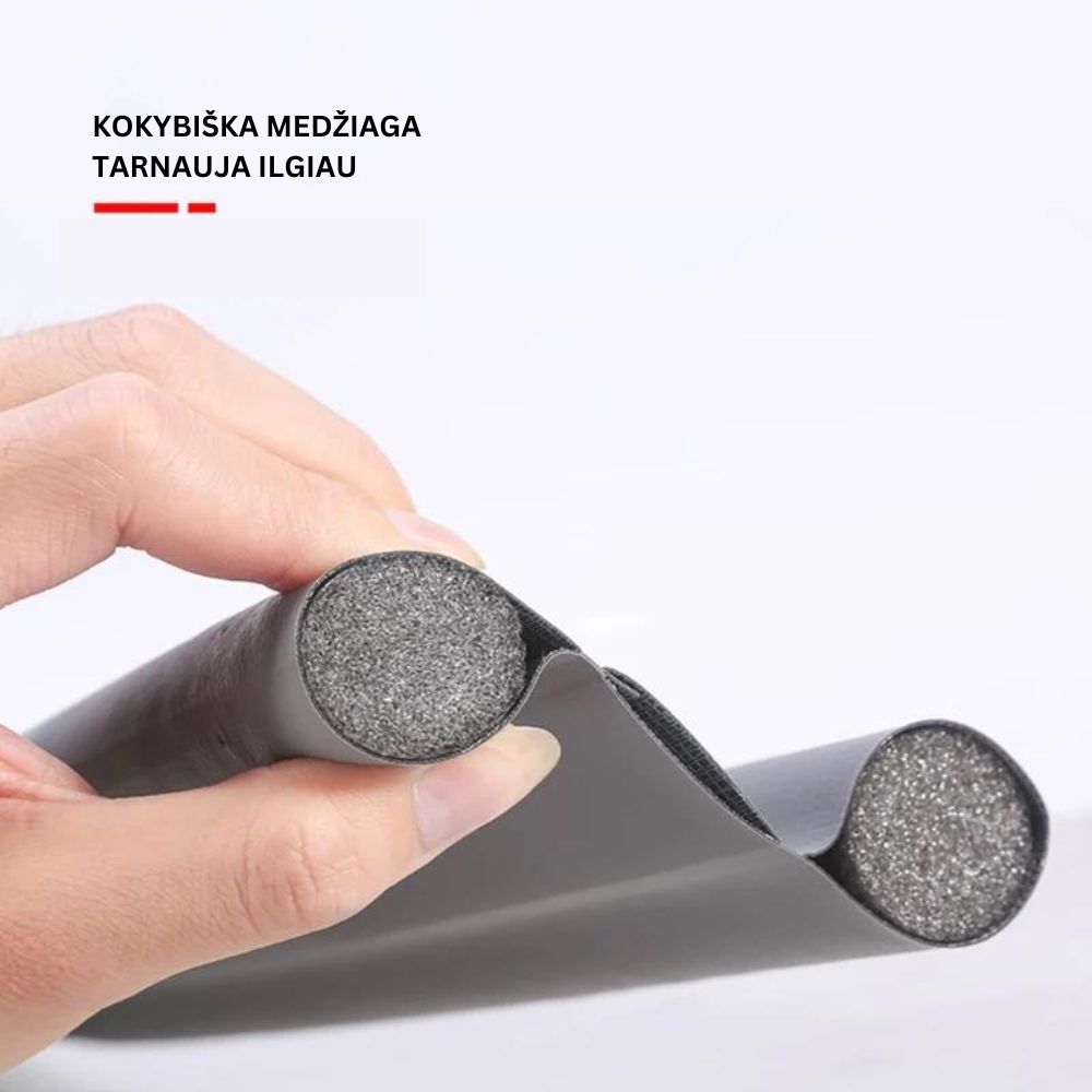 Lanksti durų dugno sandarinimo juosta (3vnt) - Originalu-pigu