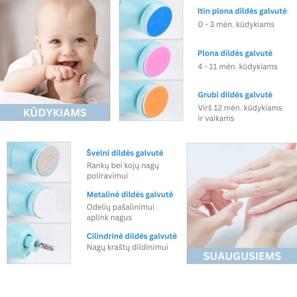 Elektrinė nagų dildė vaikams - Originalu-pigu