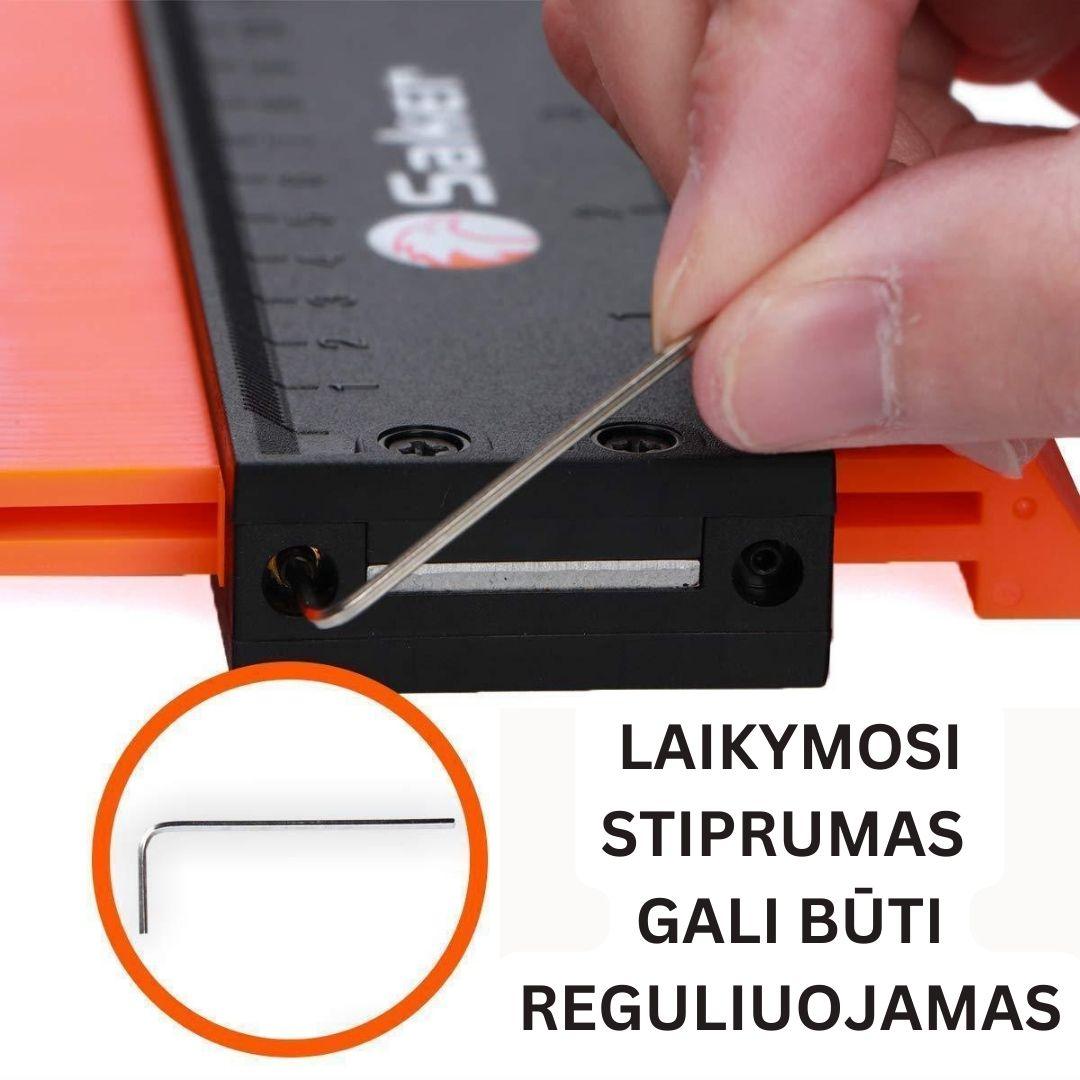 Kontūrinė liniuotė - Originalu-pigu